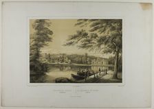 The Colonnade of the Tzarskoé-sélo Palace, c. 1820. Creator: C. Schultz