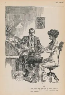 The colored man that saves his money...., 1911. Creator: John Henry Adams