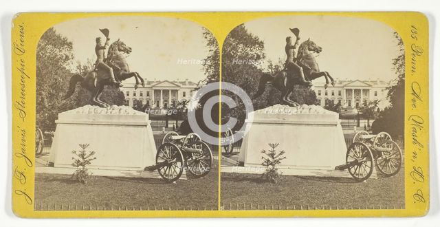 The Colossal Bronze Equestrian Statue of Gen. Andrew Jackson, 1875/99. Creator: J F Jarvis.