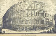 The Colosseum at Rome, 1821. Creator: J Baker