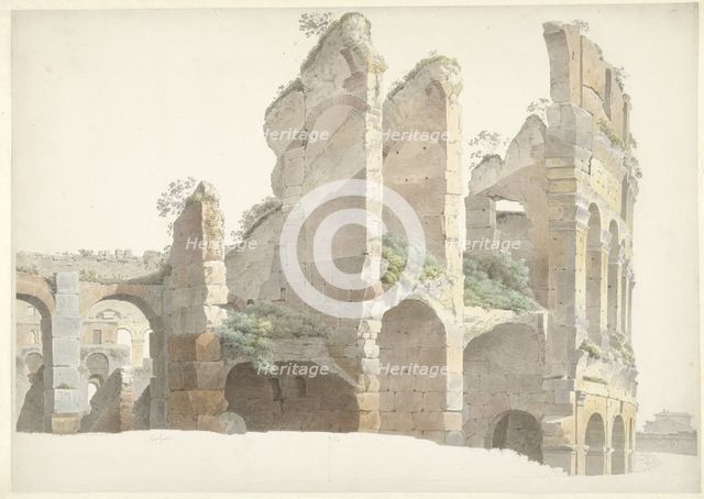 The Colosseum in Rome, 1809. Creator: Josephus Augustus Knip.