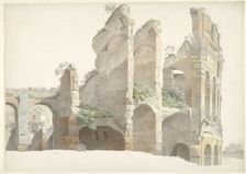The Colosseum in Rome, 1809. Creator: Josephus Augustus Knip