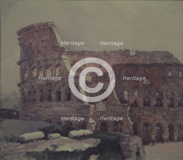 The Colosseum in Rome. Artist: Surikov, Vasili Ivanovich (1848-1916)