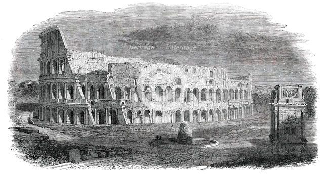 The Colosseum - Rome, 1850. Creator: Unknown.
