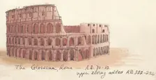 The Colosseum, Rome - AD 70-82 (1951). Creator: Shirley Markham