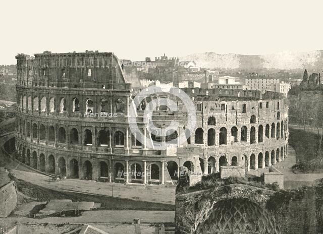 The Colosseum, Rome, Italy, 1895.  Creator: W & S Ltd.