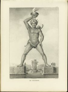 The Colossus of Rhodes. Artist: Witdoeck, Petrus Josephus (1803-1840)