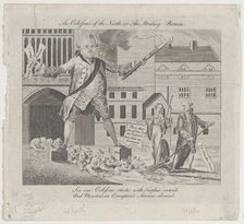 The Colossus of the North; or the Striding Boreas, December 1, 1774., December 1, 1774. Creator: Anon