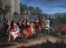 The Colbert family c1680-c1683. Artist: Adam Frans van der Meulen