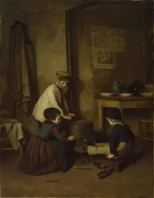 The Cold Day, 1858. Creator: Pierre Edouard Frere