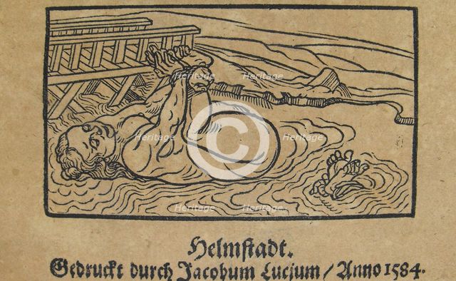 The cold-water ordeal for witches.