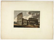 The Coliseum, plate fifteen from the Ruins of Rome, published 1796/98. Creator: Matthew Dubourg