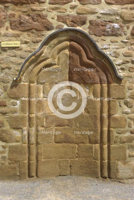 The Collation Seat, Cleeve Abbey, Somerset, 1999. Artist: J Bailey