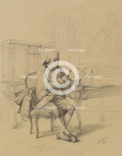 The Collector, 1863. Creator: Eugene Fichel.