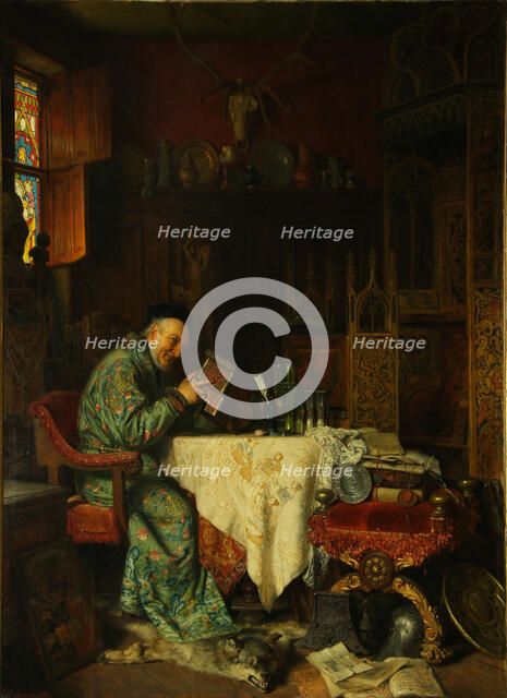 The Collector, 1880. Artist: Gruetzner, Eduard, von (1846-1925)