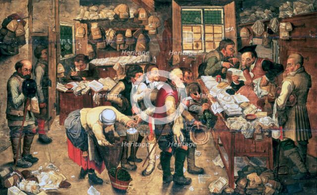 'The Collector of Tithes', 1618. Artist: Pieter Brueghel the Younger
