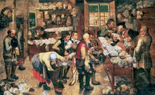 The Collector of Tithes 1618. Artist: Pieter Brueghel the Younger