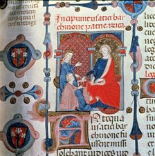 The Collector (Pere Albert) featuring the codex to the prince Miniature in the Usatges de Ba…