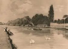The College Barges at Oxford 1902