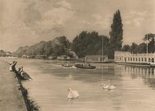 The College Barges at Oxford 1902