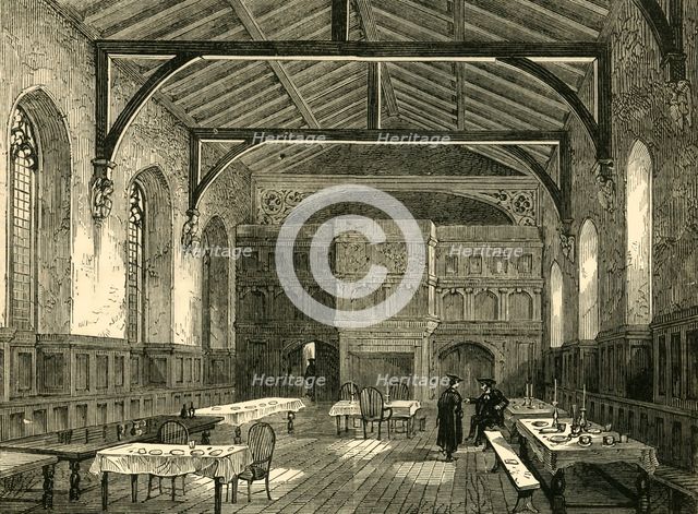'The College Hall', (1881). Creator: Unknown.