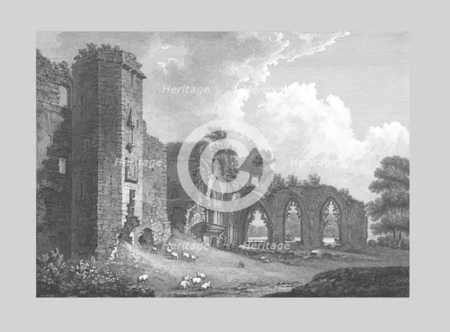The College of Lincluden, Dumfries, Scotland, c1782.  Creators: William Byrne, Thomas Medland.