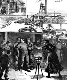 The Colliery Explosion near Accrington, 1883. Creator: William James Palmer