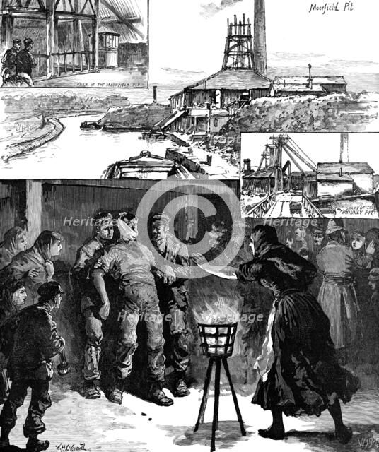 The Colliery Explosion near Accrington, 1883. Creator: William James Palmer.