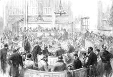 The Colliery Riots in Yorkshire: examination of the prisoners, 1870. Creator: Unknown