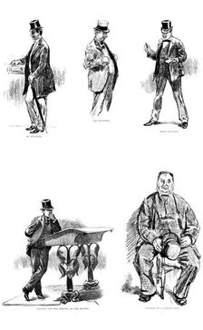 The Colliery Strike and the London Coal Exchange, 1890. Creator: Unknown