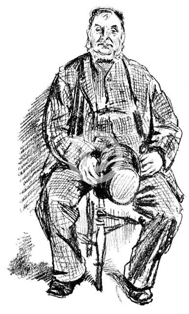 The Colliery Strike and the London Coal Exchange: captain of a collier brig, 1890. Creator: Unknown.