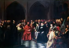 The Colloquy of Poissy in 1561 c1855-1912. Artist: Tony Robert-Fleury