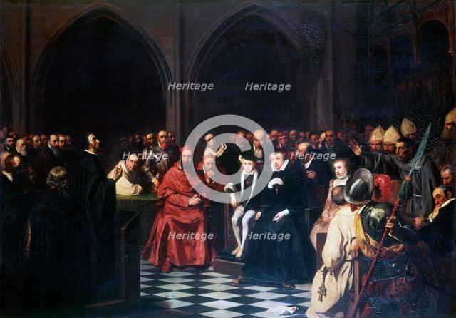 'The Colloquy of Poissy in 1561', c1855-1912.  Artist: Tony Robert-Fleury