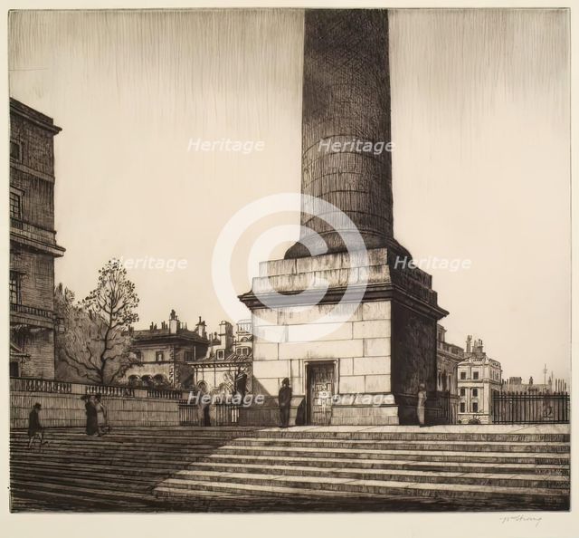 The Column, 1912. Creator: William Strang.