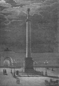 The Column Alexander, St. Peterssburg c1900