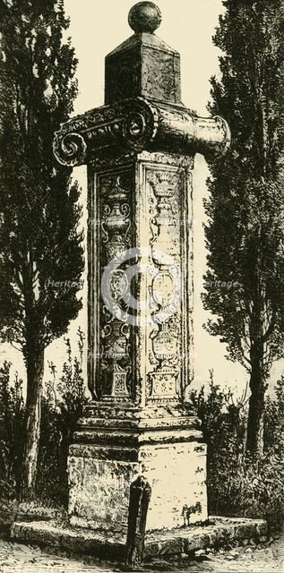 "The Column of the French," Ravenna, Erected to the Memory of Gaston De Foix', 1890.   Creator: Unknown.