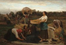 The Colza (Harvesting Rapeseed), 1860. Creator: Jules Breton
