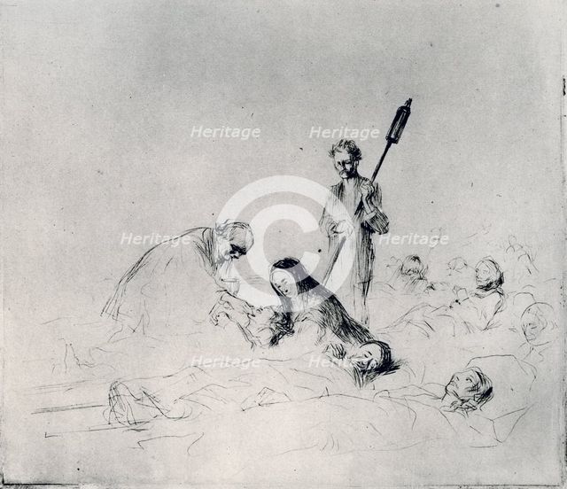 'The Communion of the Patients', 1925.Artist: Jean Louis Forain