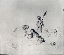 The Communion of the Patients 1925.Artist: Jean Louis Forain