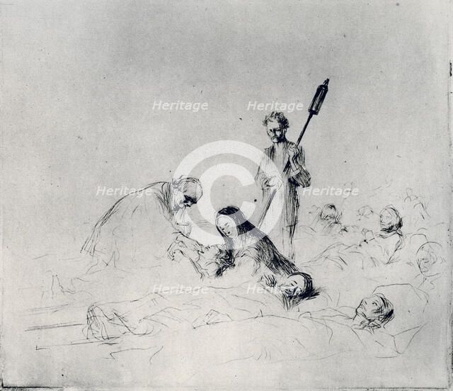 'The Communion of the Patients', 1925.Artist: Jean Louis Forain