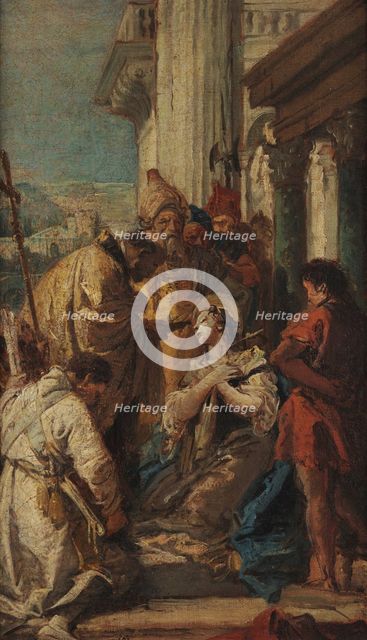 The Communion of Saint Lucy, c1748. Creator: Tiepolo, Giambattista (1696-1770).
