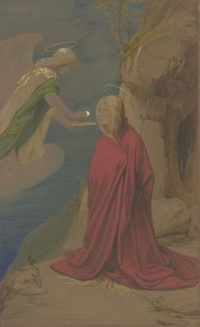 The Communion of Saint Mary Magdalene, 1853. Creator: Eduard von Steinle