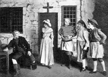 The Command Performance of "The Wreckers": a scene from Miss Ethel Smyth's opera, 1909. Creator: Unknown