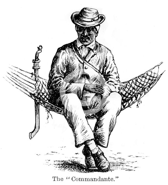 'The 'Commandante'', Santo Domingo, 1873. Artist: Unknown