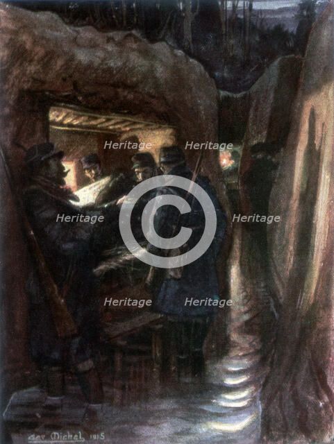 'The commander, Cagna, France', 1915, (1926).Artist: Michel