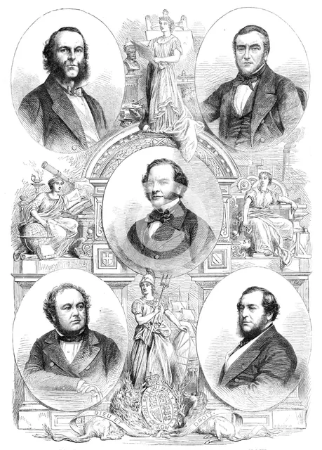 The Commissioners of the International Exhibition of 1862. Creator: M Jackson.