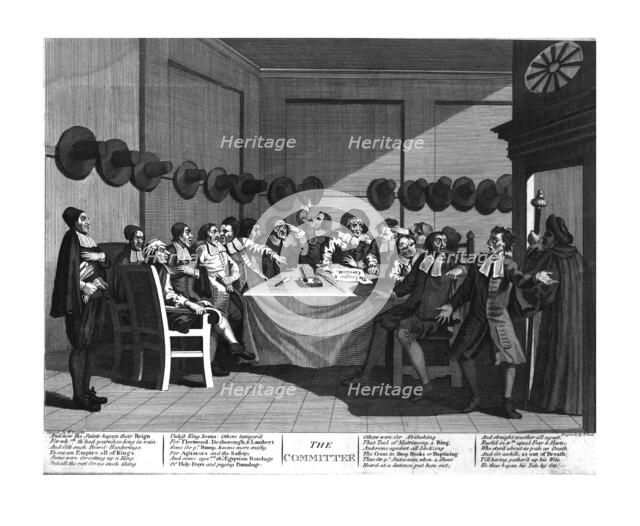 'The Committee', 1725, (early 19th century). Creator: T Cooke.