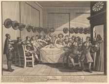 The Committee (Twelve Large Illustrations for Samuel Butler's Hudibras, Plate 10), 1725-68. Creator: William Hogarth