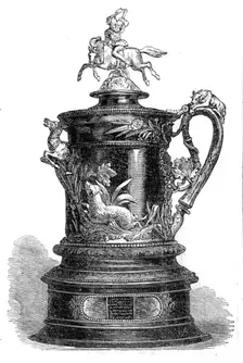 The Commodore's Cup of the Royal Victoria Yacht Club, 1865. Creator: Unknown