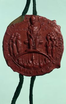 The Common Seal of London, c1219. Creator: Unknown